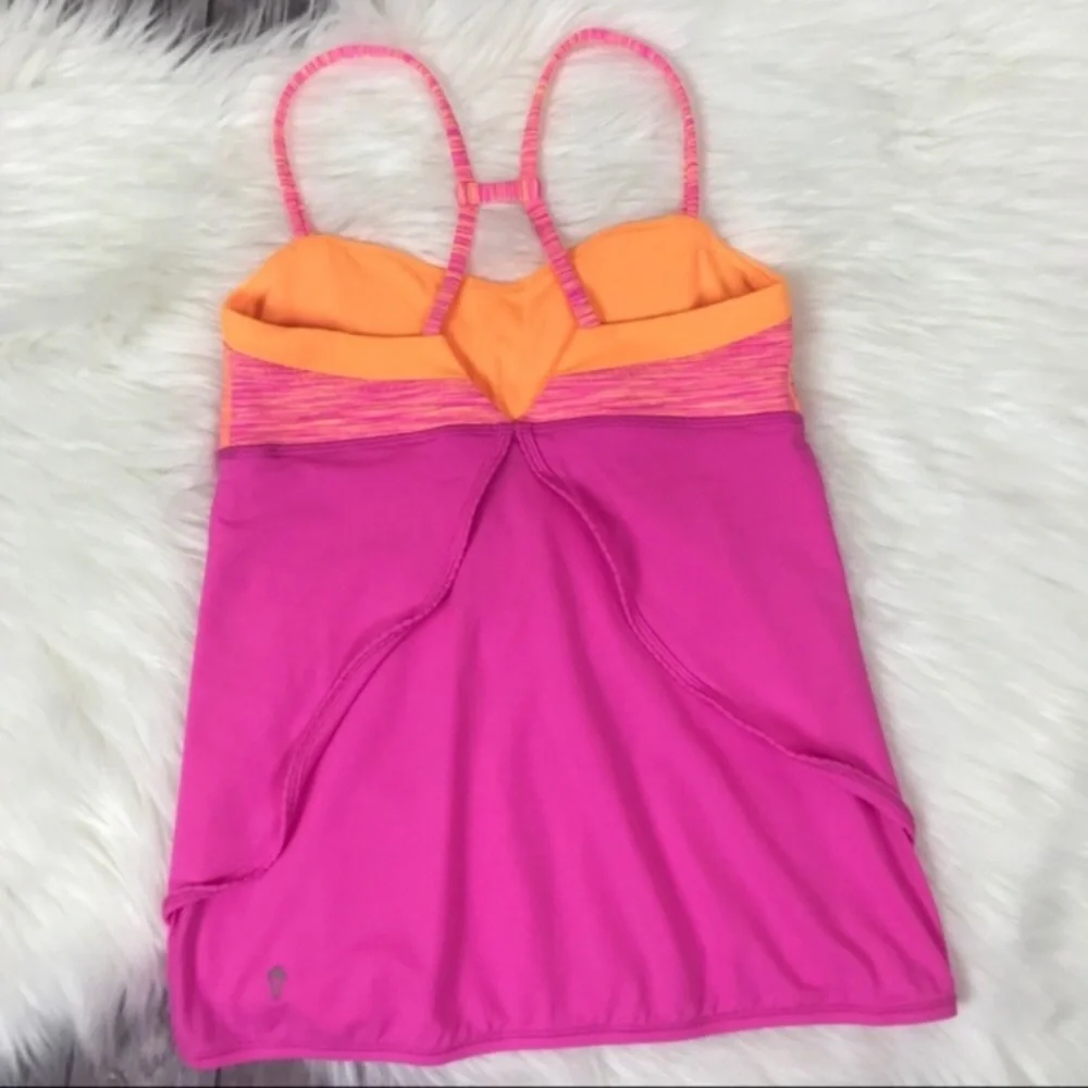 Ivivva Bundle Of 2 Athletic Tank Tops Girl Blue Pink Size 12